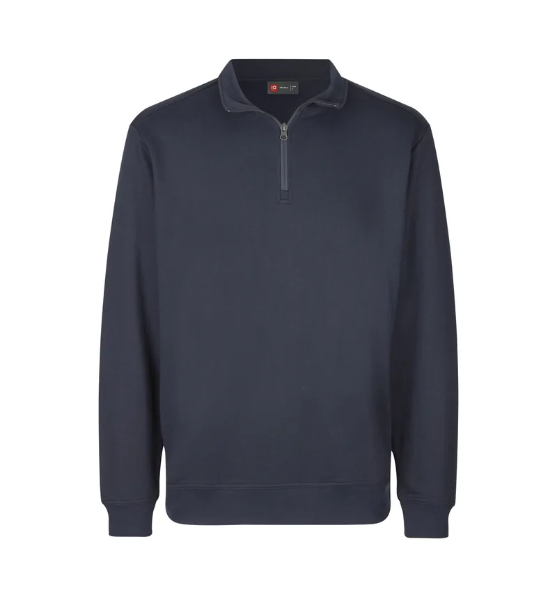 No. 0384 PRO Wear CARE sweat | unbrushed | ¼ zip