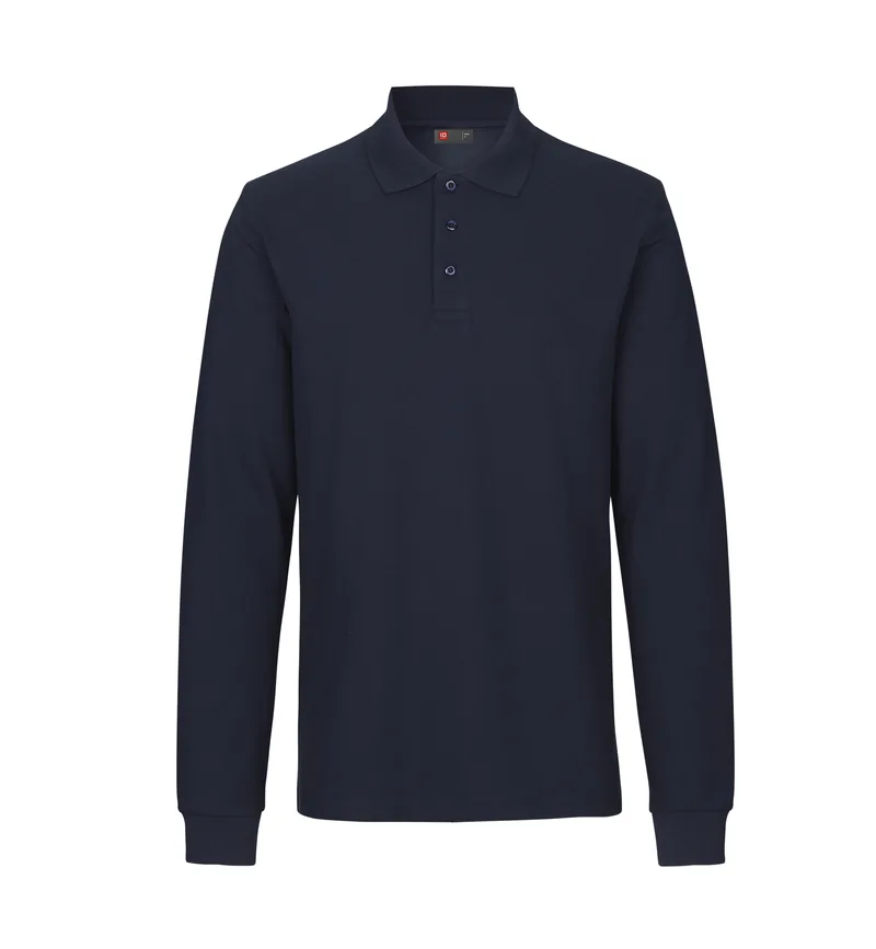 No. 0544 Long-sleeved polo shirt | stretch