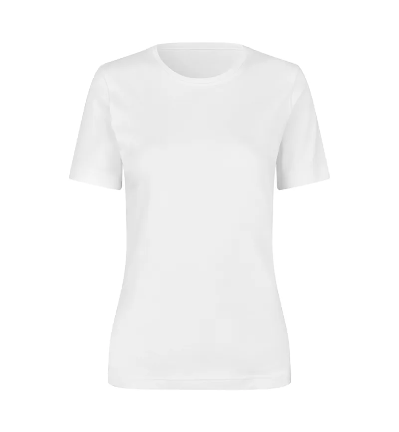 Interlock T-shirt | organic | damski — White