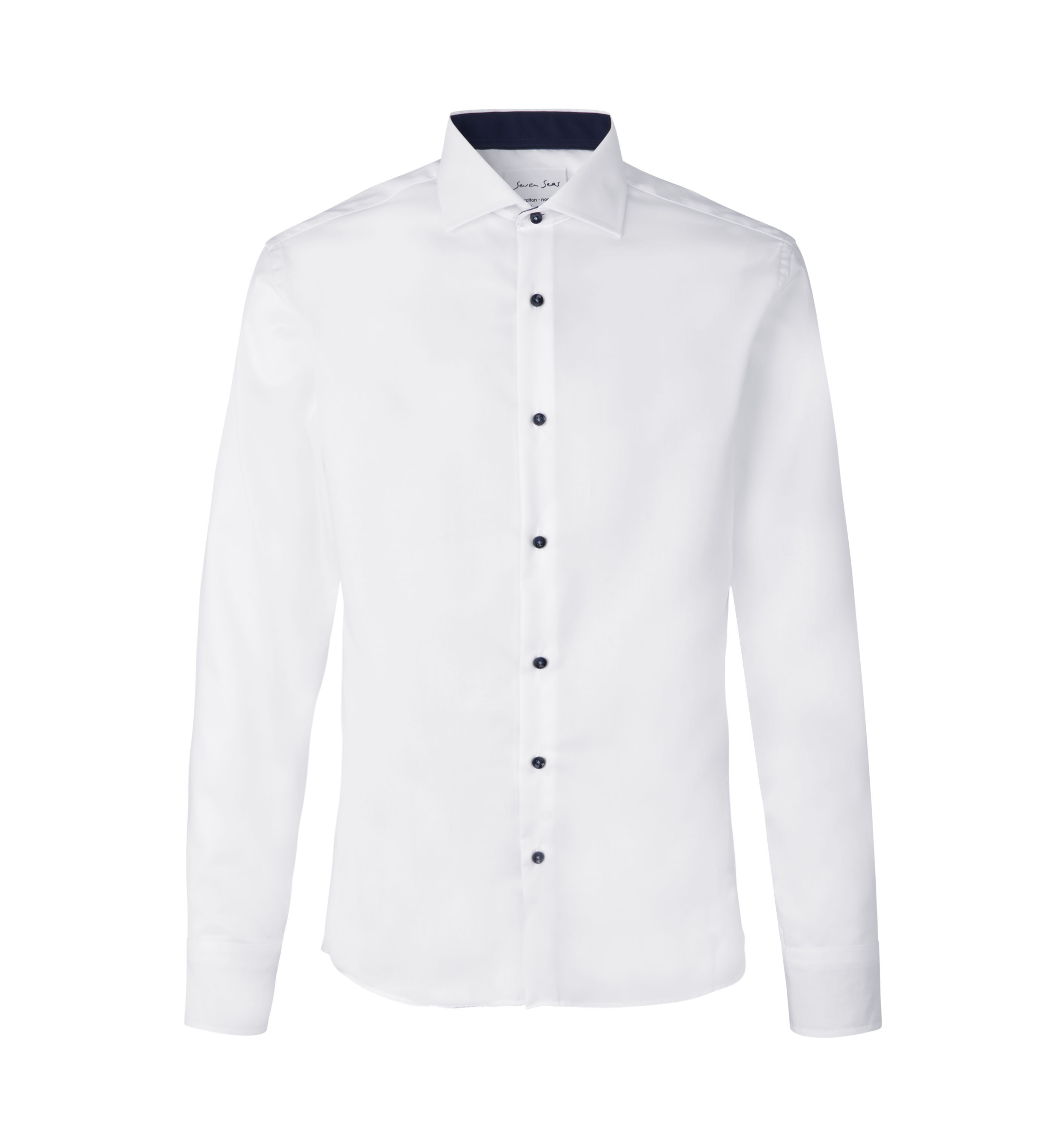 No. S371 SEVEN SEAS Fine Twill Contrast | slim